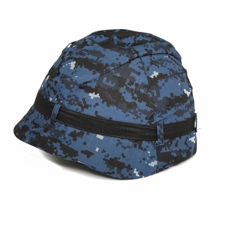 Чехол на каску тк. рип-стоп Синяя цифра - интернет магазин Полигон