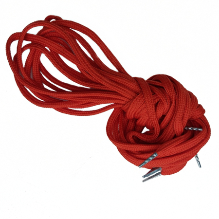 Шнурки для обуви, красный 1,5 м - интернет магазин Полигон