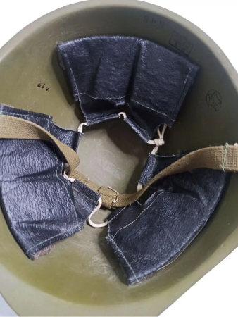 Каска стальная СШ-40, оливковый, сталь - интернет магазин Полигон