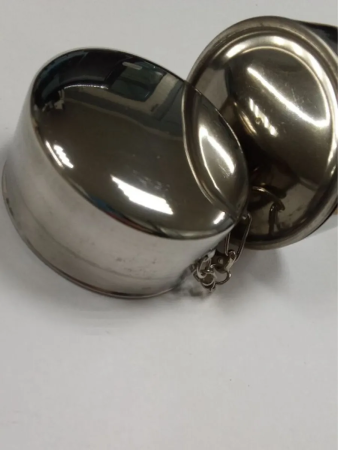 Складной стакан с карабином, 150 мл, d-6.5 см - интернет магазин Полигон