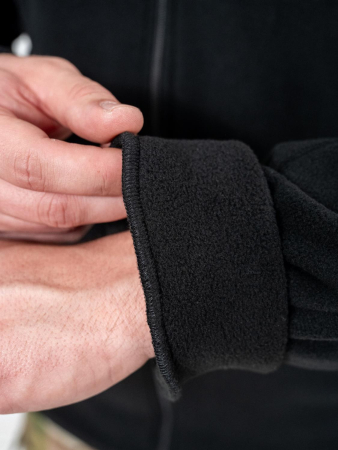 Толстовка на молнии, черныйфлис - интернет магазин Полигон