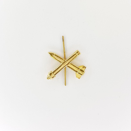 Эмблема петличная ЗРВ ВВС, золотой, металл - интернет магазин Полигон