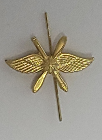 Эмблема петличная Военно-космическая оборона, золотой, металл - интернет магазин Полигон