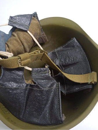 Каска стальная СШ-40, оливковый, сталь - интернет магазин Полигон