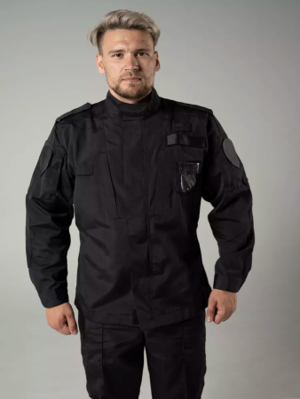 Костюм Тактический (ППС) приказ №777 Полиция, черный, rip-stop (рипстоп) - интернет магазин Полигон