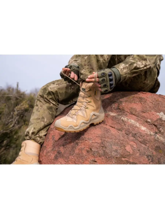 Ботинки тактические 1045, Warboots песочный - интернет магазин Полигон