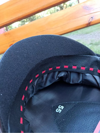 Фуражка с высокой тульей нового образца повседневный (с черным околышем и красным кантом) ВС, оливковый - интернет магазин Полигон