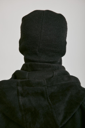 Маска Лыжник (1 отверстие), черный, пан, шерсть - интернет магазин Полигон