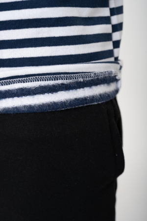 Тельняшка зимняя Темно-Синяя ВМФ ГОСТ МИНОБОРОНЫ, 3х нитка, с начесом - интернет магазин Полигон